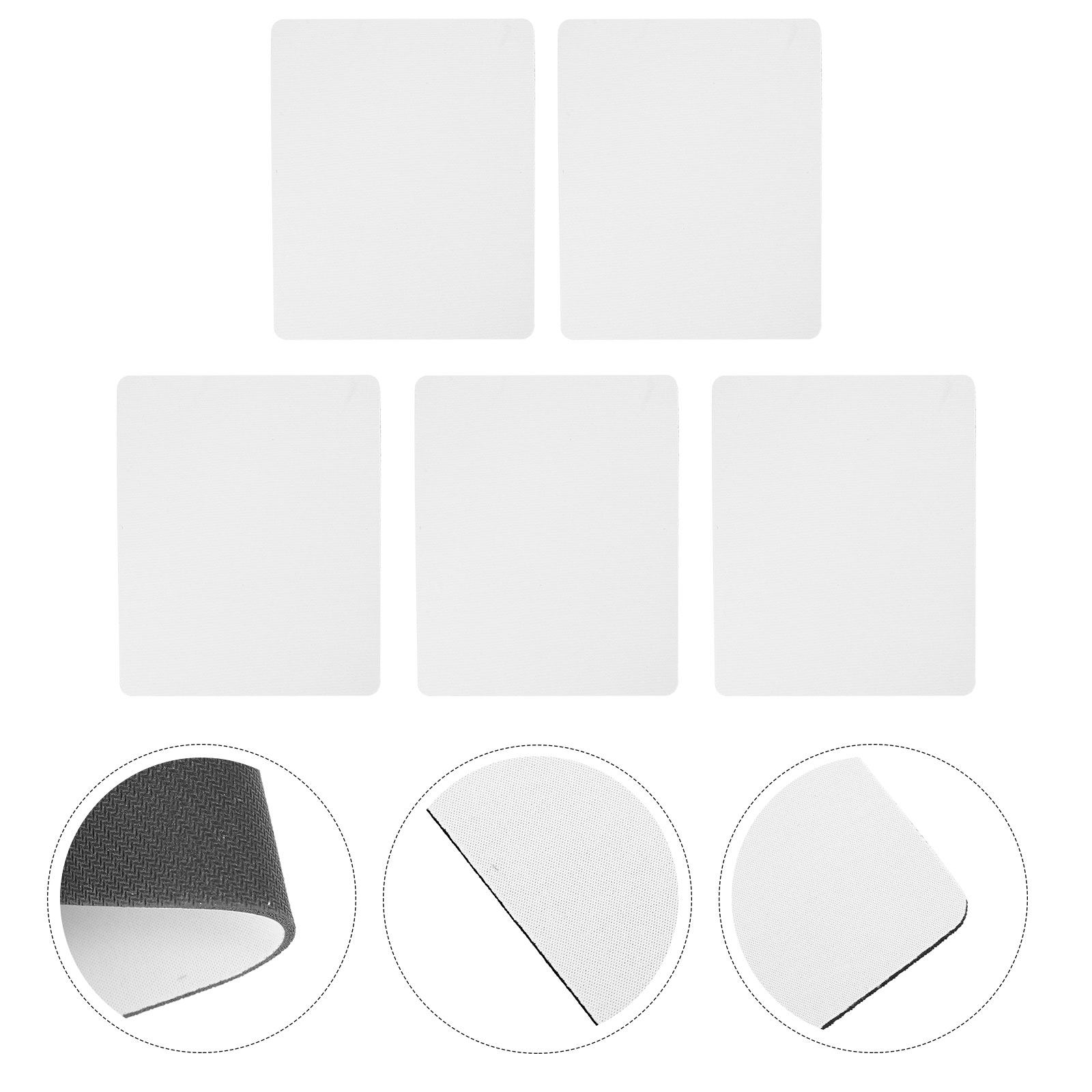 5枚セット昇華印刷用無地マウスパッド、プレミアムゴムベース、 - Mouse Pad Blank Sublimation のレビューと価格